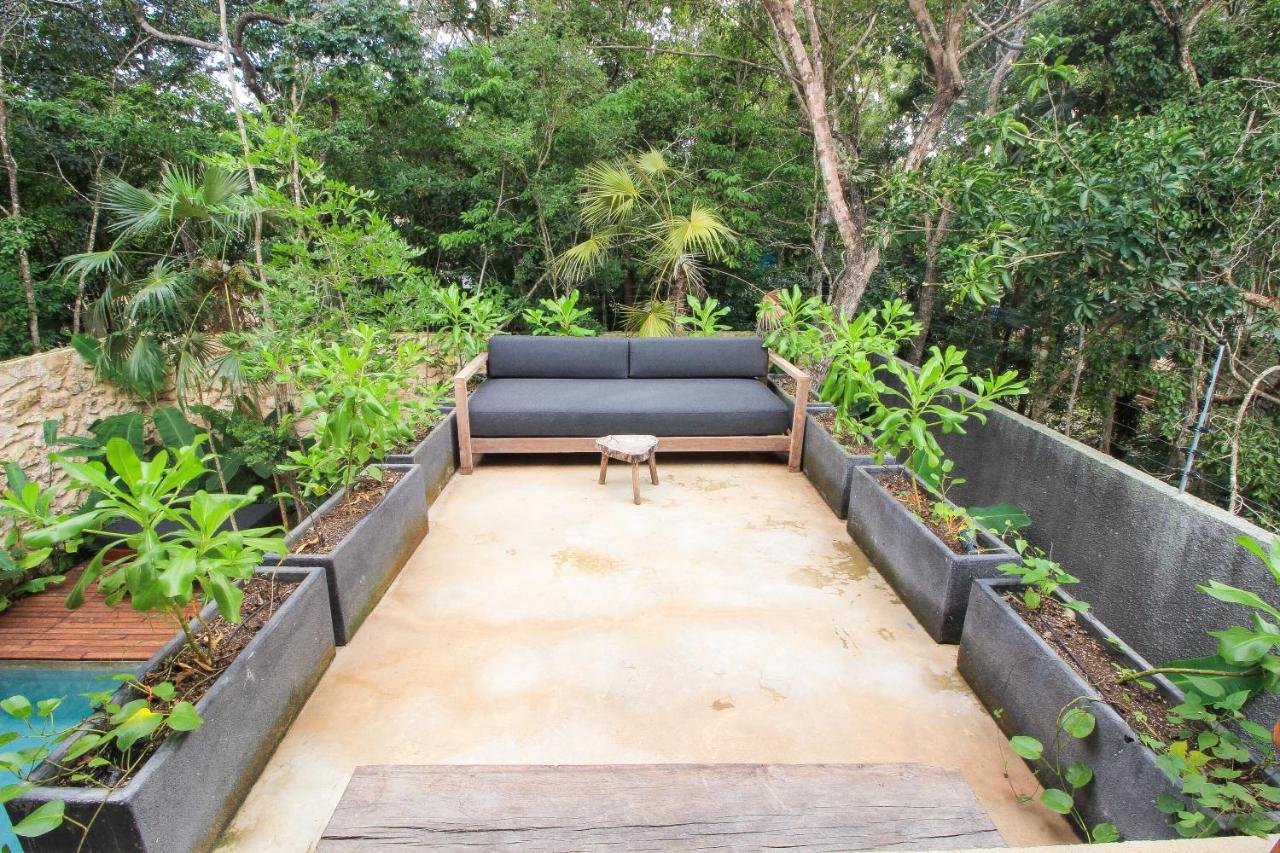Elegant Boho Style Villa Jungle Views In Rooftop Deck & Outstanding Raw Pool In Holistika Tulum Exterior foto